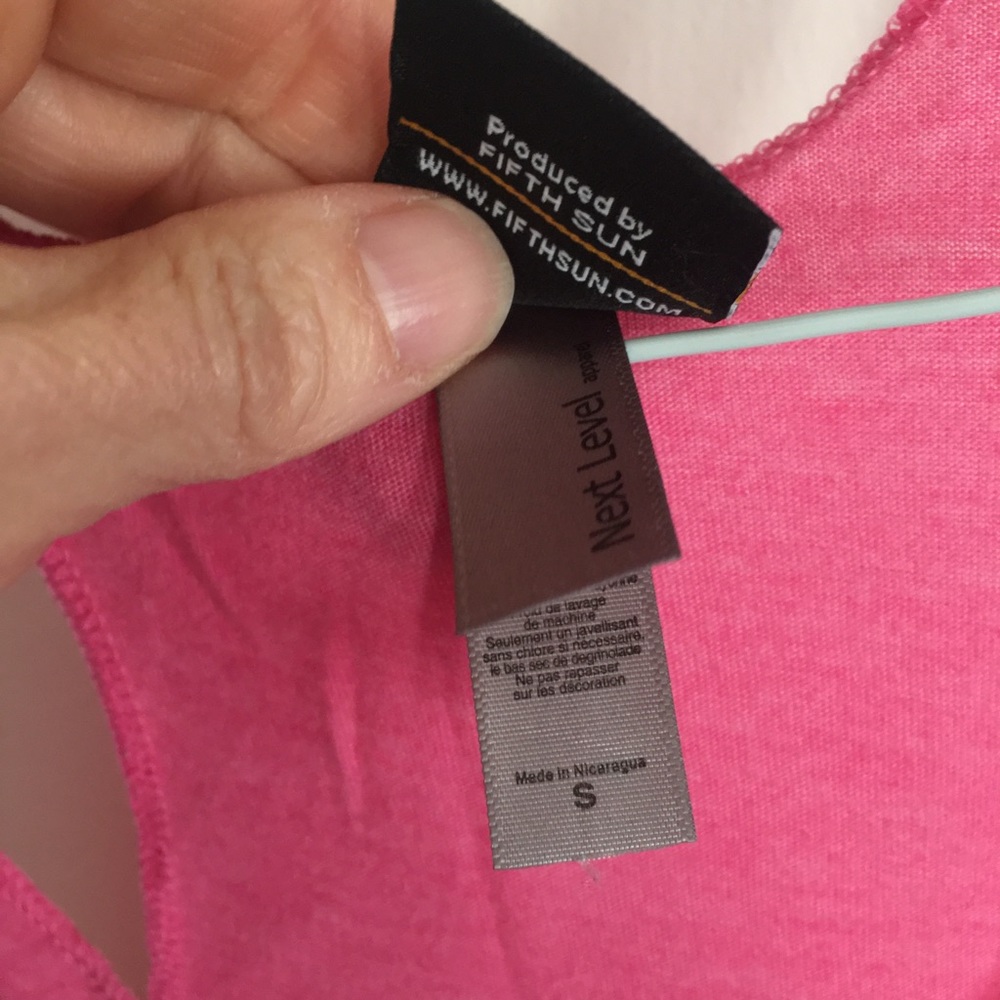 Pink Racerback Tank Donut Panic - Picture 3 of 3